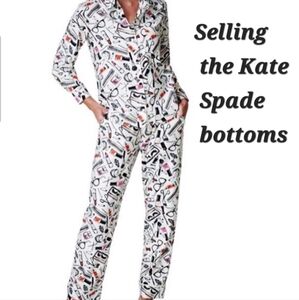 Kate Spade Dream A Little Dream Makeup Pajama Bottoms